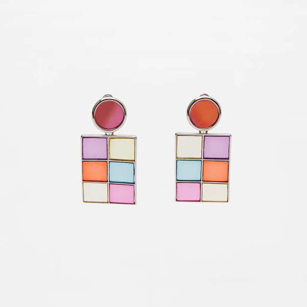 Geometrical Mirror Earrings